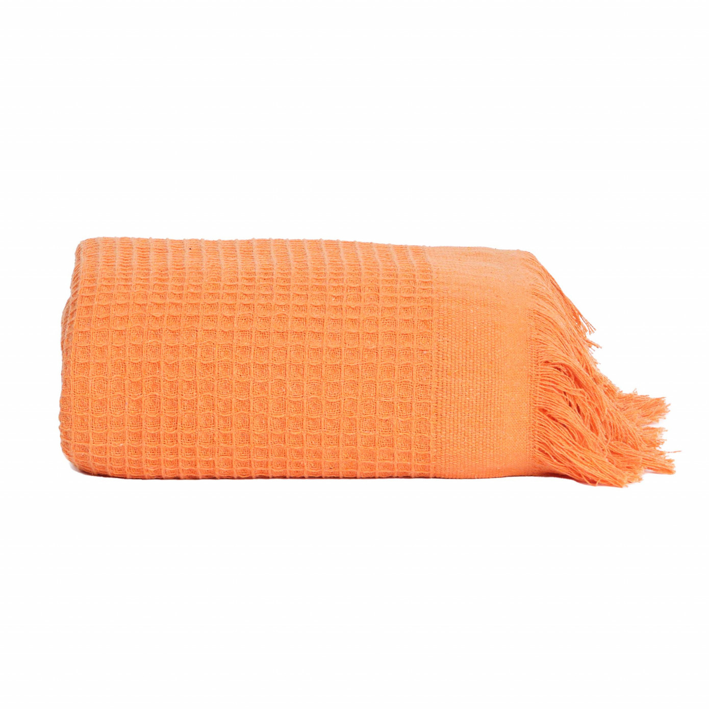 Karaca Home Coloro Orange Multi Double Waffle Pike