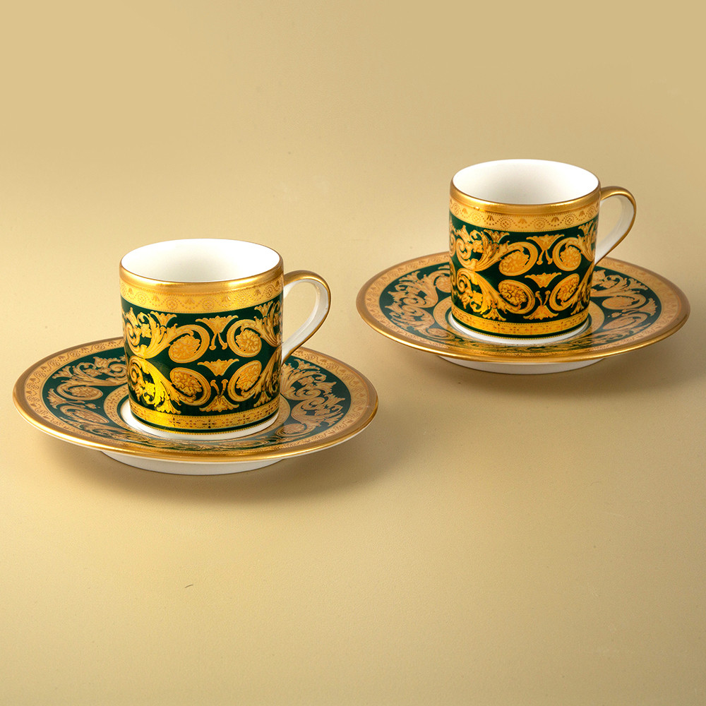 Jumbo Palast Green Set Of 2 Coffee Cups