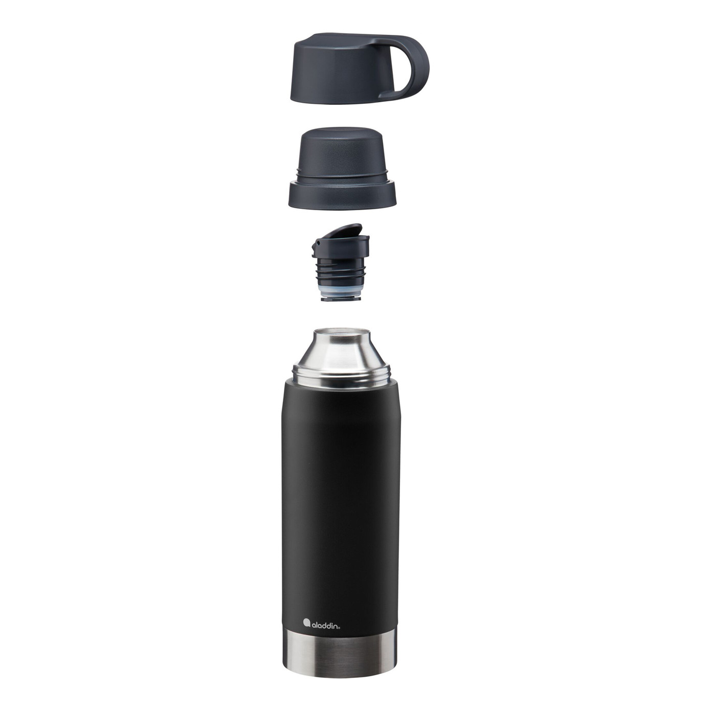 Aladdin CityPark Twin Cup Bottle Lava Black 1.1 Liter