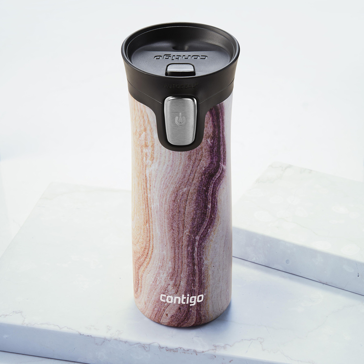 Contigo Pinnacle Couture Sandstone Hand Thermos 420 Ml