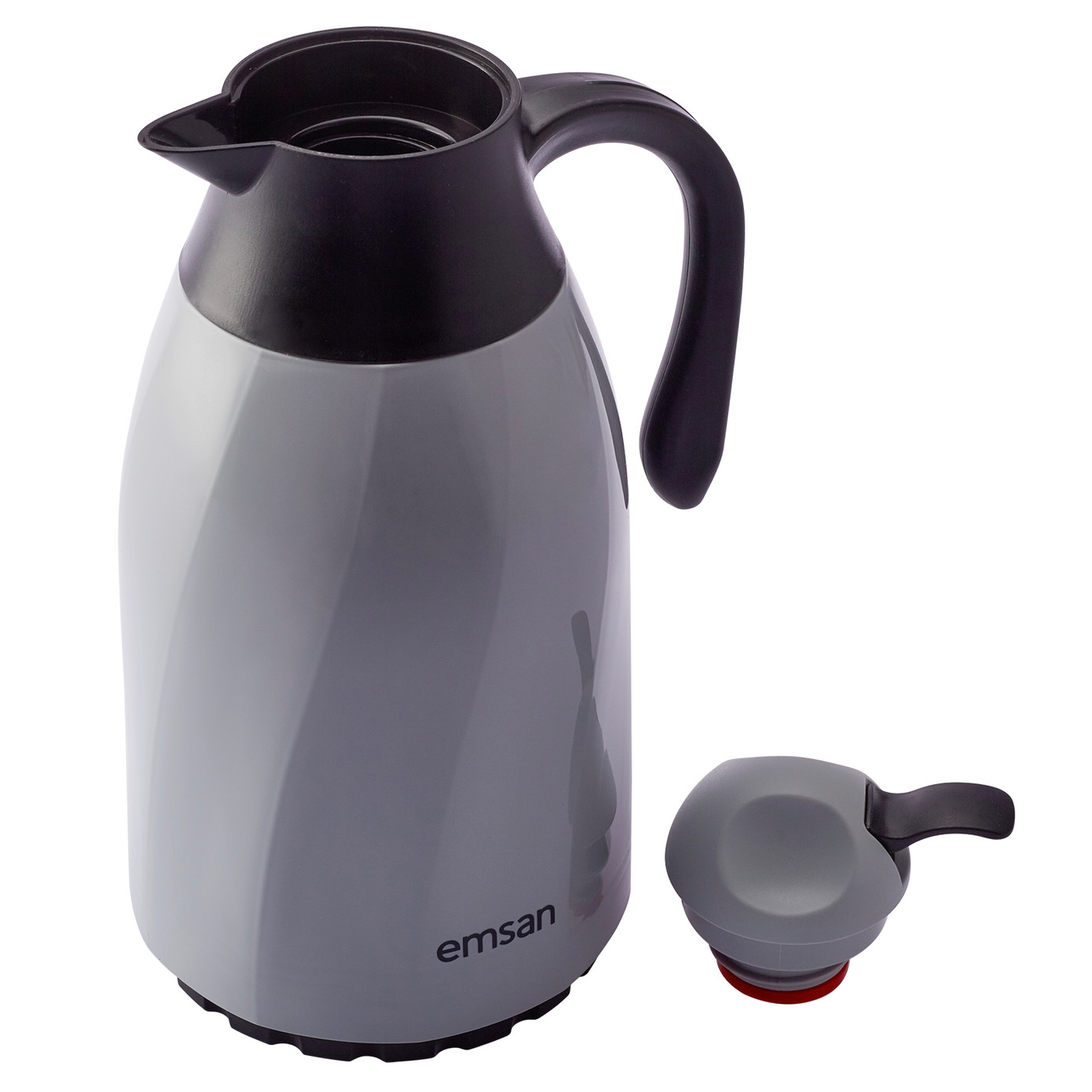 Emsan Sırça Thermos 1.3 Liter Gray