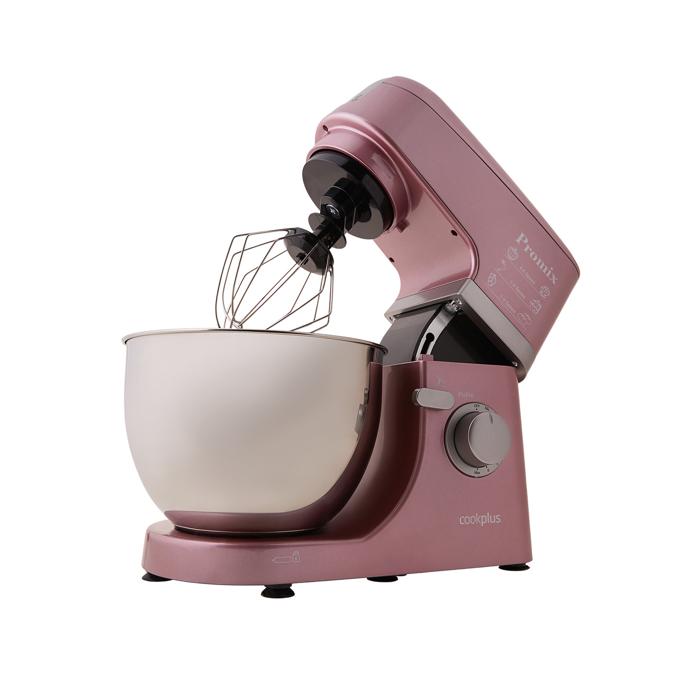 Cookplus Promix Ef802 Stand Mixer 1000W Kitchen Chef, Meat Grinder And Smoothie Blender Pink