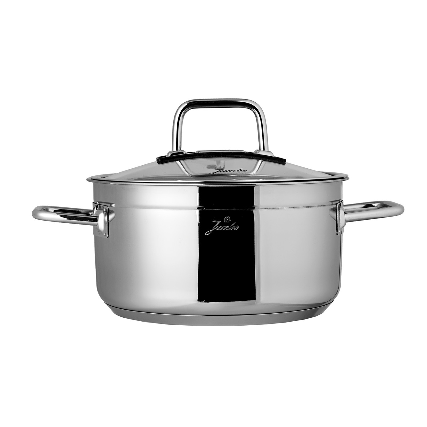 Jumbo Modena 8 Pieces Steel Cookware Set