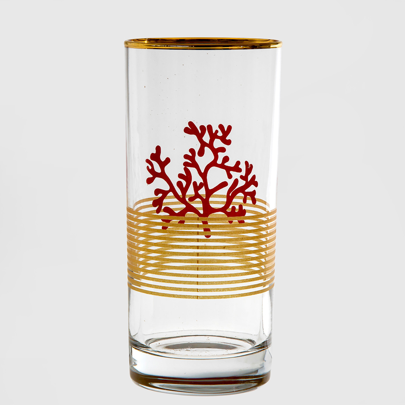 Jumbo Red Marine 6 Piece Water Glass Set