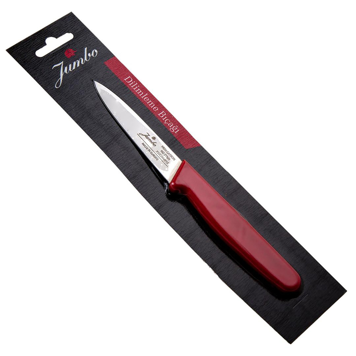 Jumbo Practico Red Paring Knife 9 Cm