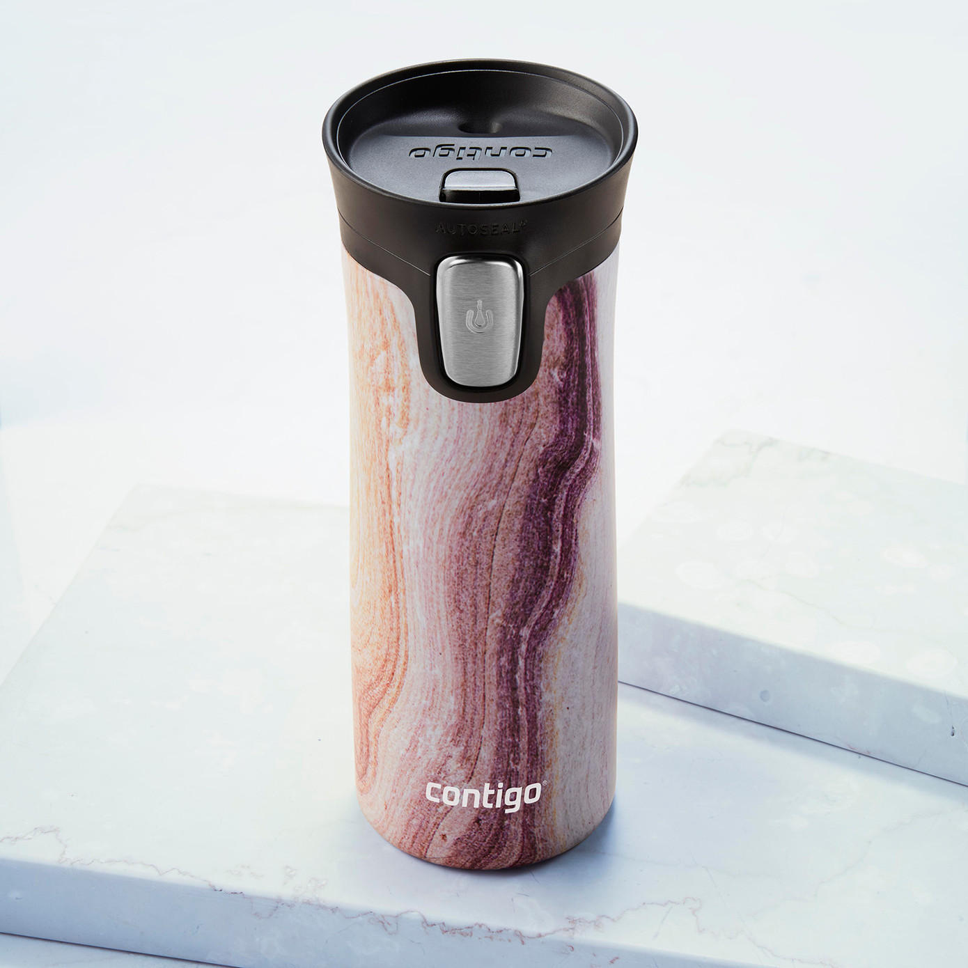 Contigo Pinnacle Couture Sandstone Hand Thermos 420 Ml