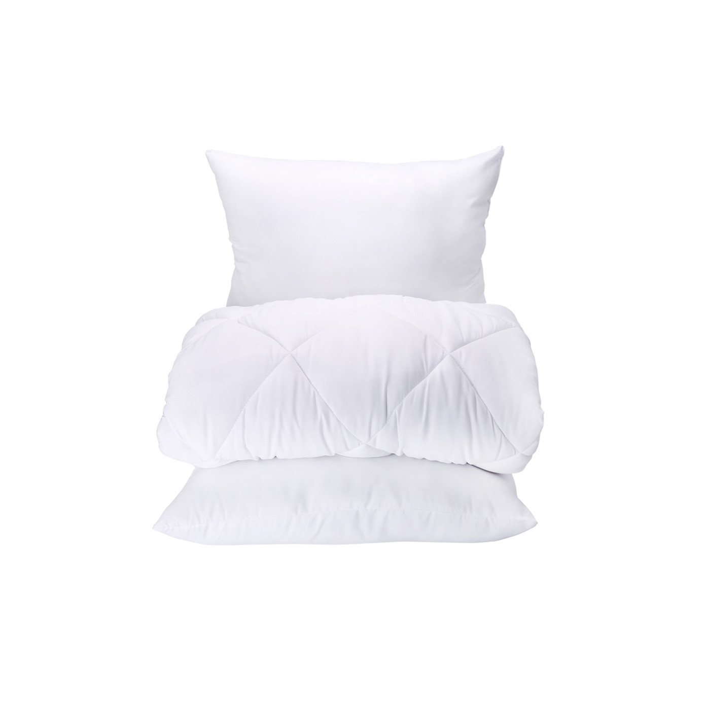 Karaca Home Microfiber Double Duvet And 2 Silicone Pillows