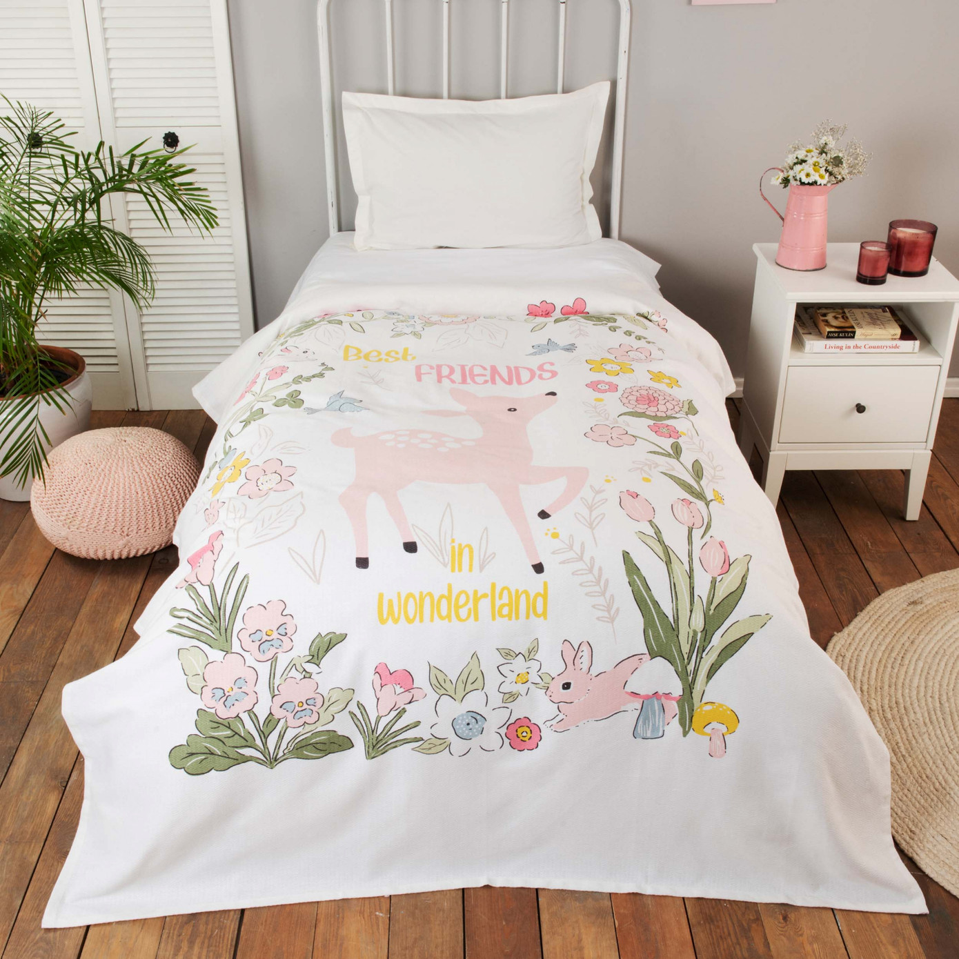 Karaca Home Young Wonderland Single 100% Cotton Pique