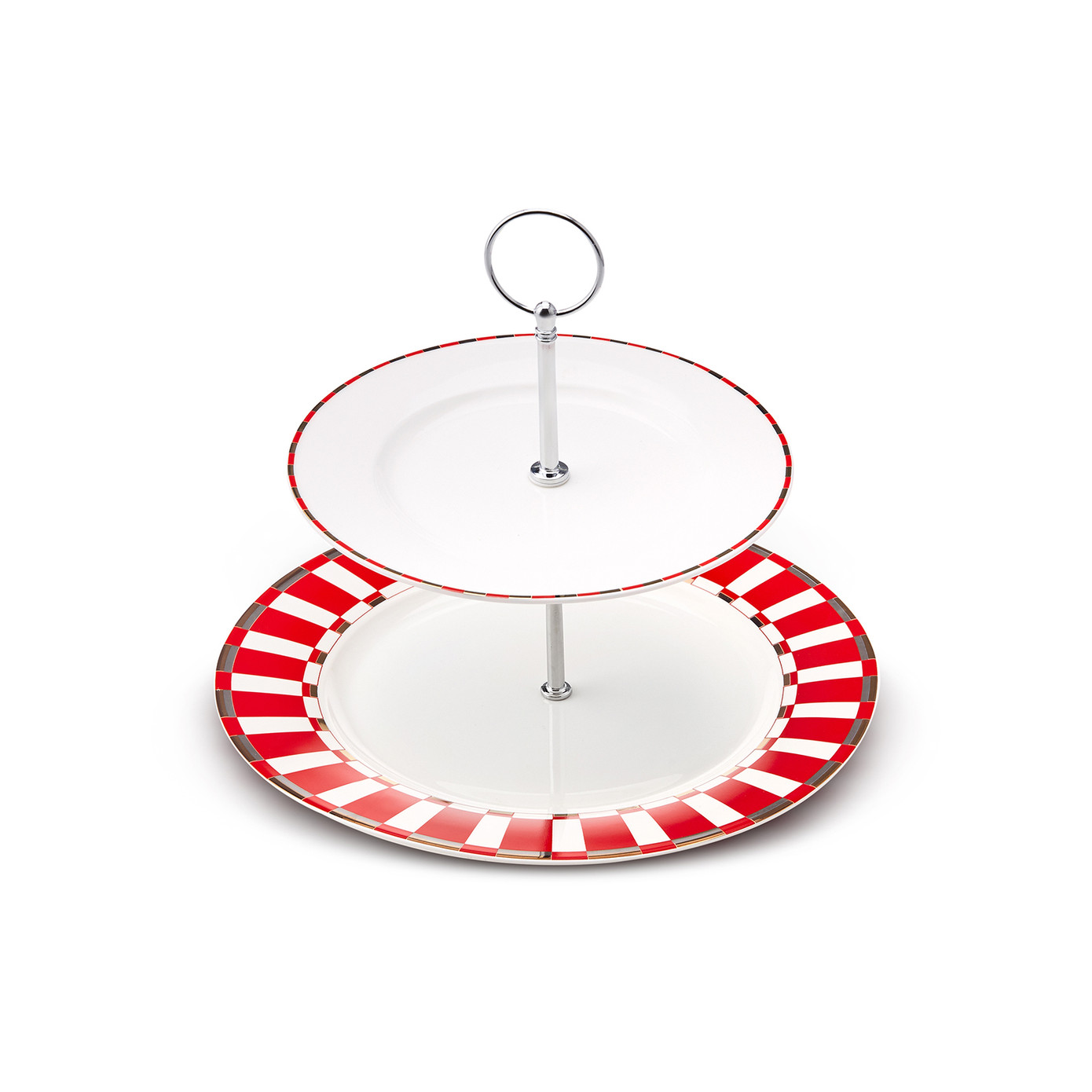 Karaca Aries Red Layered Cookie Holder