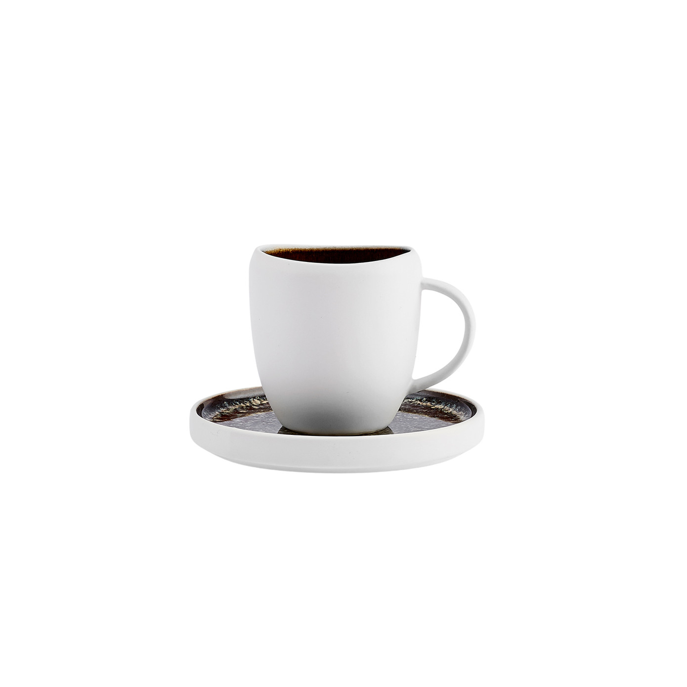 Karaca Galactic Set Of 2 White Coffee Cups 100 Ml