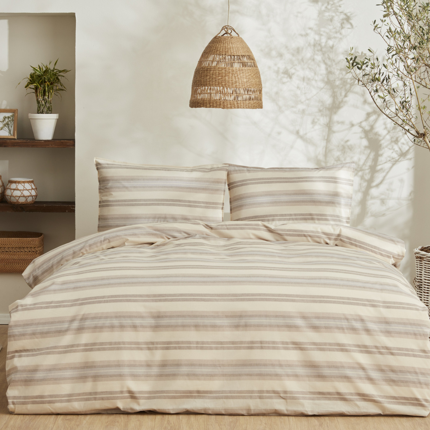 Karaca Home Tahara Single Duvet Cover Set Beige