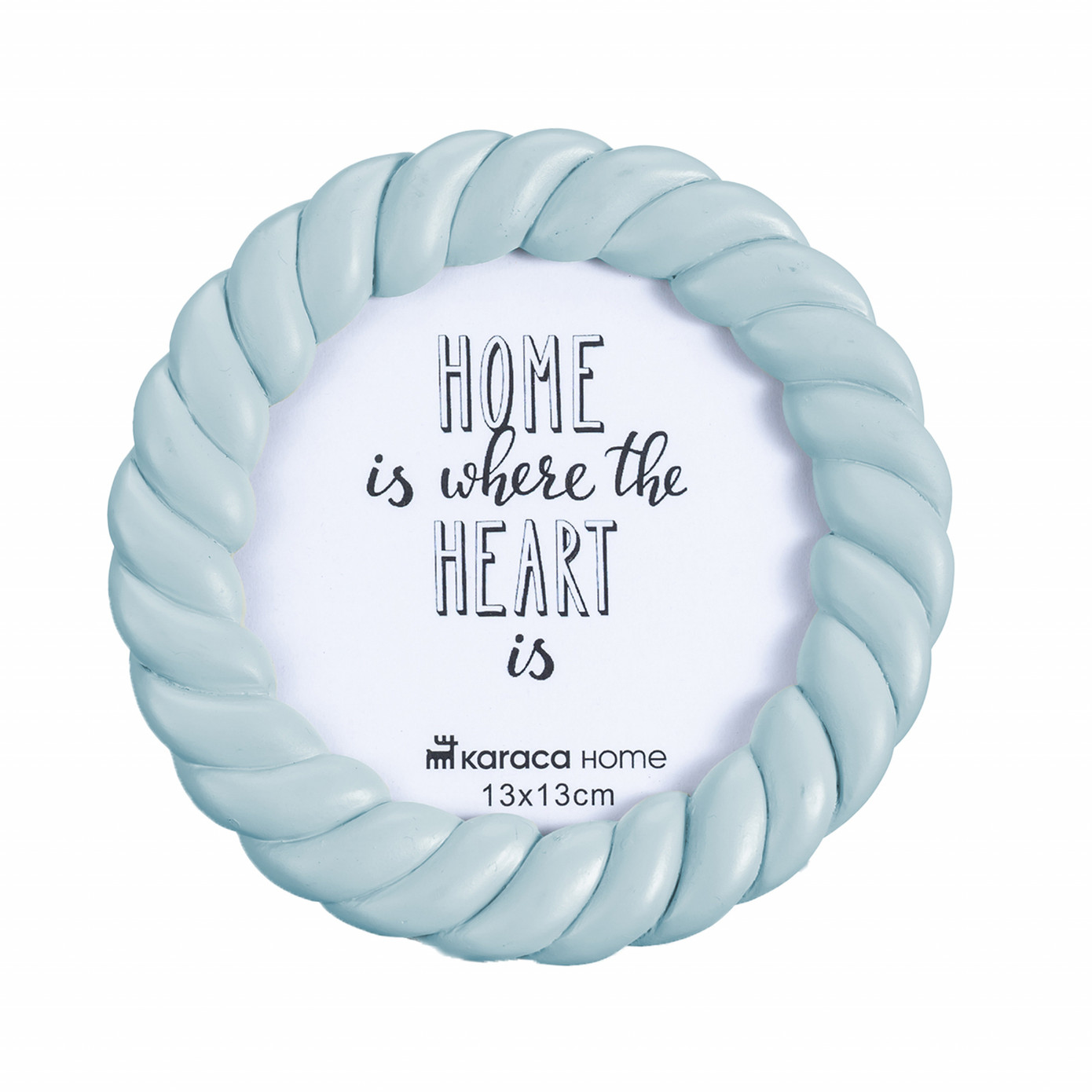 Karaca Home Harmony Round Frame Blue