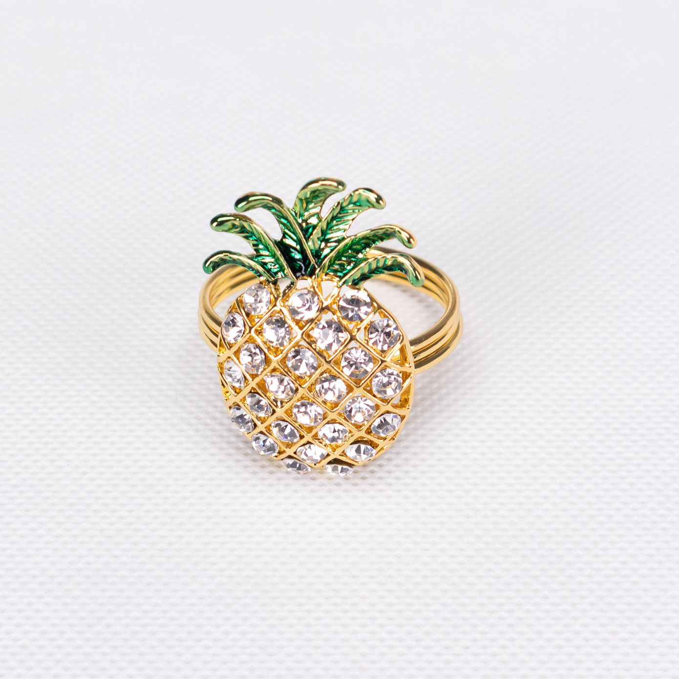 Karaca Home Pineapple 2 Piece Napkin Ring