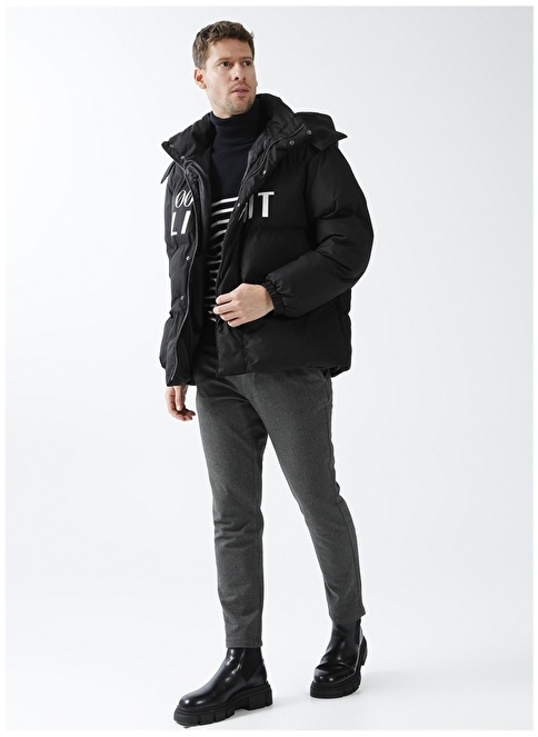 Factory Black Men's Coat LISAF