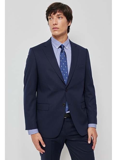 Altınyıldız Classics Regular Fit Navy Blue Suit 4A3023100077