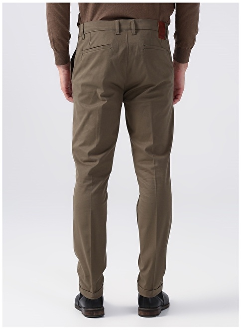 Factory Low Waist Slim Leg Khaki Men's Chino Pants ADRI