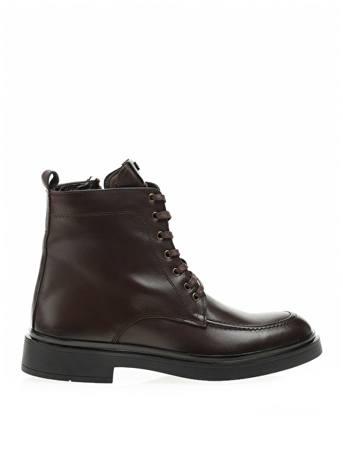 Factory Leather Brown Men's Boots GUNSAN