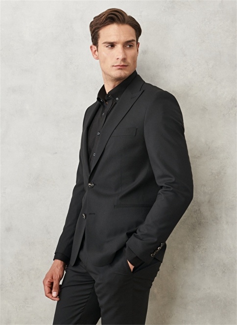 Altınyıldız Classics Black Men's Suit 4A3010000004