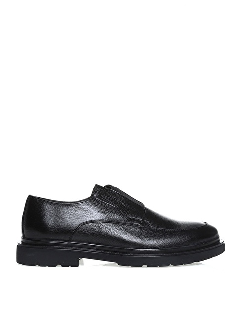 Factory Leather Black Men's Casual Shoes CASTELLA