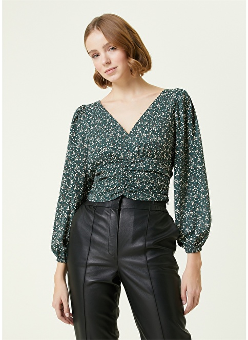 Women's Oil Blouse