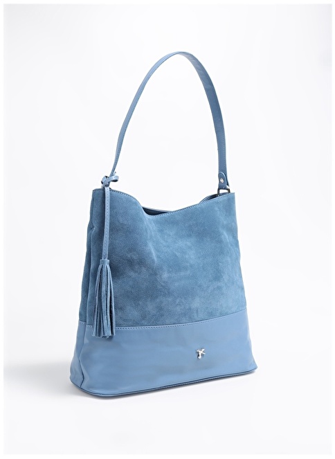 Factory Blue Women 375x305x13 Kožna Sintetička Torba SUEDE-AJEDA