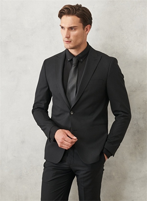 Altınyıldız Classics Black Men's Suit 4A3010000004