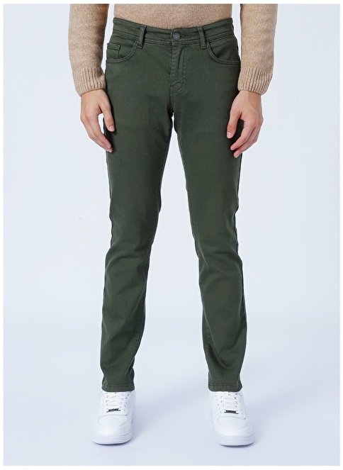 Altınyıldız Classics Normal Waist Skinny Leg Slim Fit Khaki Men's Trousers 4A1400000101