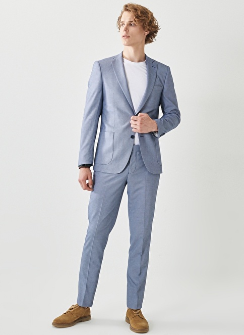 Extra Slim Fit Mono Collar Classic Suit