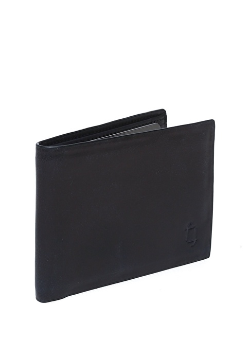 Factory Black Men's Leather Wallet FRK202