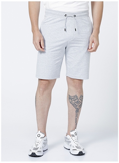 Factory Gray Melange Men's Sweat Shorts HINES