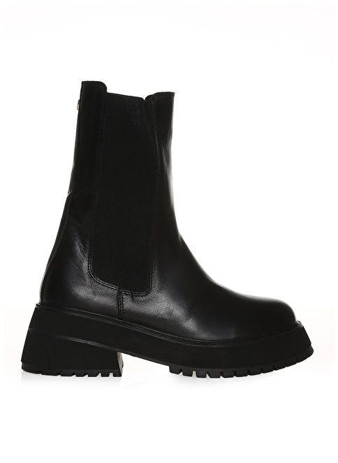 Factory Leather Black Women's Boots VICENTE