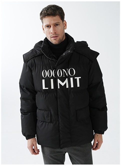 Factory Black Men's Coat LISAF