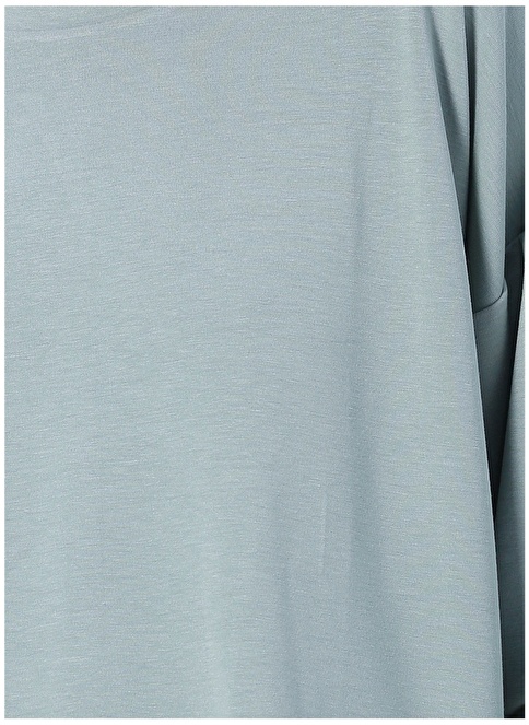 Factory Crew Neck Plain Mint Women's Sweatshirt K-HW-21B19