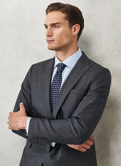 Slim Fit Dovetail Patterned Classic Suit