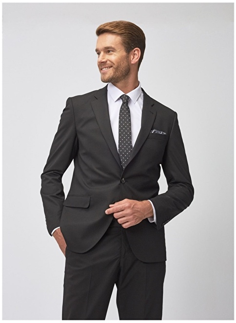 Altınyıldız Classics Black Men's Suit 4A3010000066