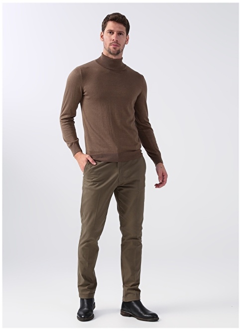 Factory Low Waist Slim Leg Khaki Men's Chino Pants ADRI