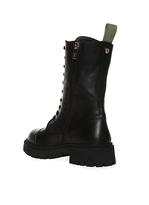 Factory Leather Black Women's Boots CANOAS