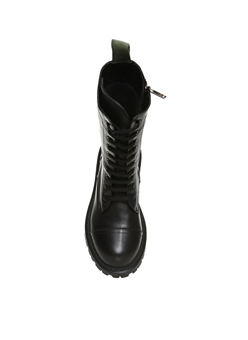 Factory Leather Black Women's Boots CANOAS