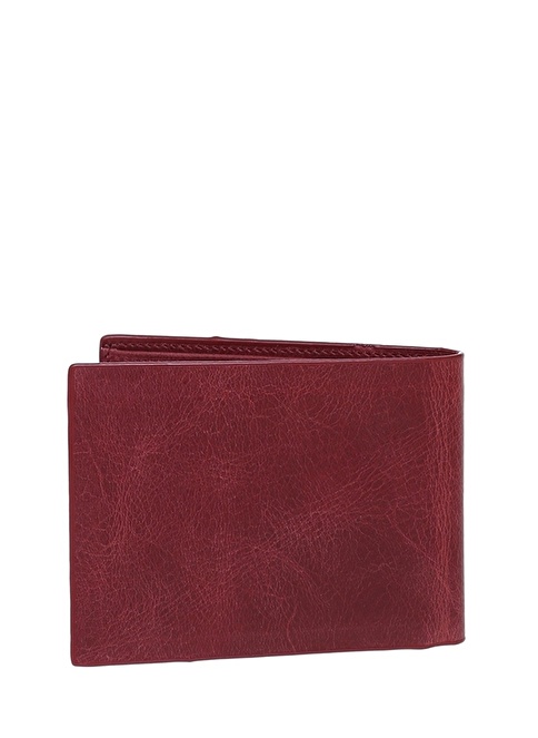 Factory Claret Red Men's Leather Wallet FRK202