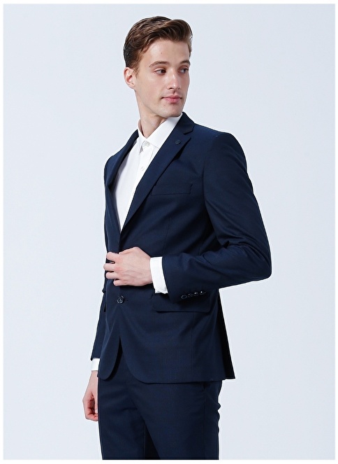 Altınyıldız Classics Normal Waist Slim Fit Navy Blue Men's Suit 4A3022200068