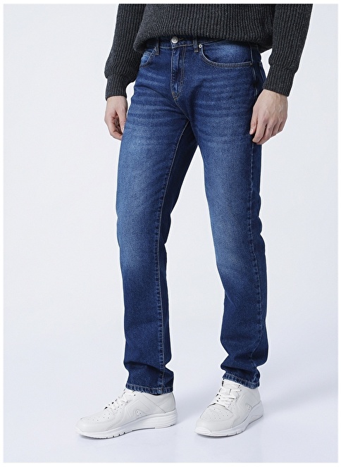 Factory Slim Fit Blue Men's Denim Pants CLK 04