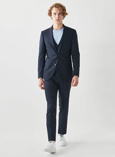 Extra Slim Fit Mono Collar Straight Classic Suit