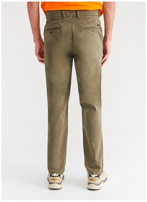 Factory Low Waist Slim Leg Khaki Men's Chino Pants RUBATO