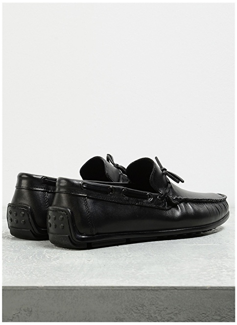 Factory Leather Black Men's Loafer SILVES