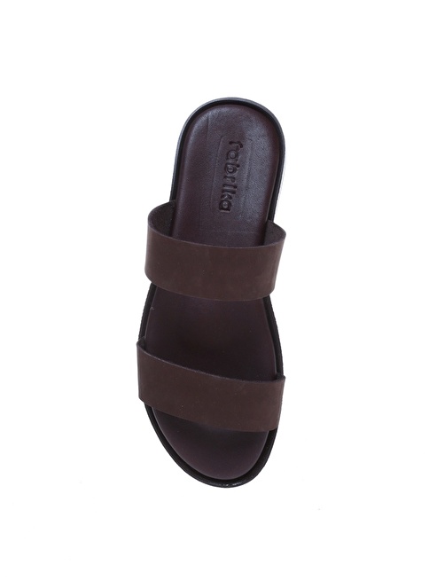 Factory Brown Men's Slippers PASCA