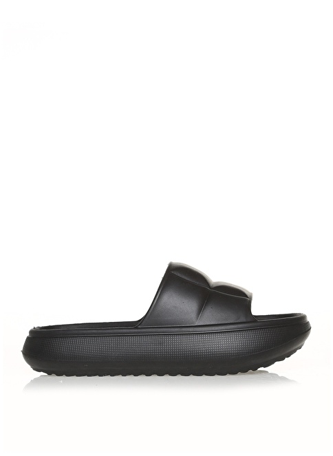 Factory Black Women's Beach Slippers TABEL