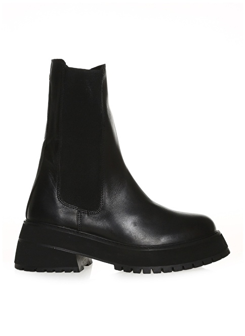 Factory Leather Black Women's Boots VICENTE