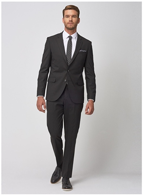 Altınyıldız Classics Black Men's Suit 4A3010000066