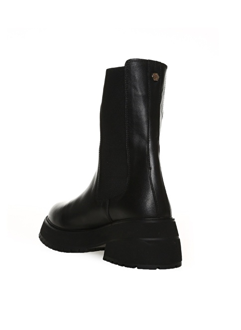 Factory Leather Black Women's Boots VICENTE