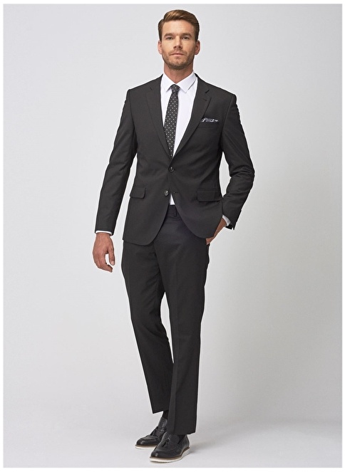 Altınyıldız Classics Black Men's Suit 4A3010000066